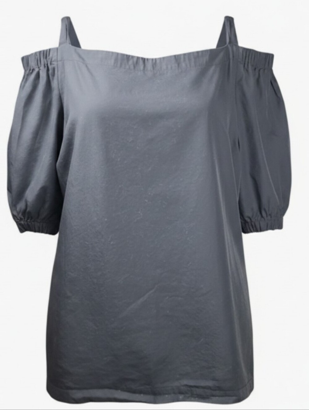 LAUREN RALPH LAUREN | Minimalist Classic Black Off-Shoulder Neutral Blouse | 3X